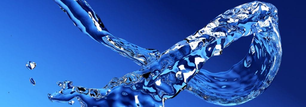 flowing water stream 3D rendering to illustrate Reasons for Low Water Pressure